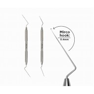 Gutta Percha Remover, Left-Right, Up-Down 0.4mm Hook  - Instrument pentru indepartare gutaperca